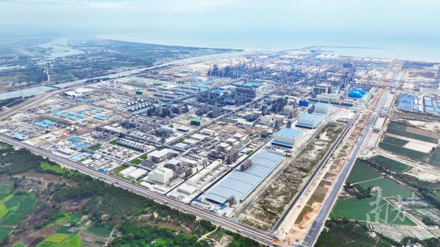 中国石油广东石化炼化一体化项目。来源：广东石化